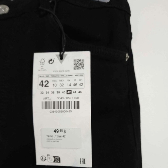 Zara Jean size 10/42 - Picture 3 of 3